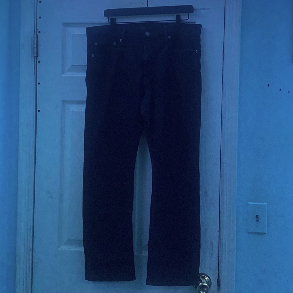 Baggy black jeans